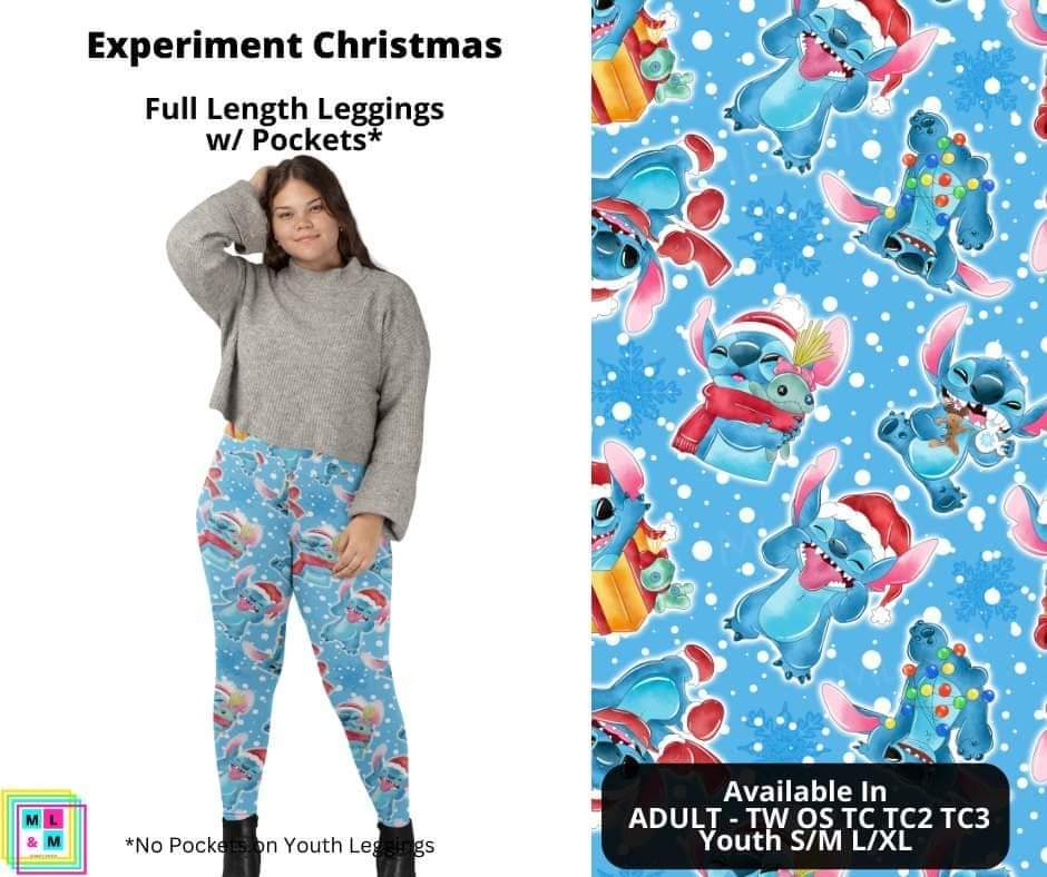 Experiment Christmas Full Length Leggings w/ Pockets
