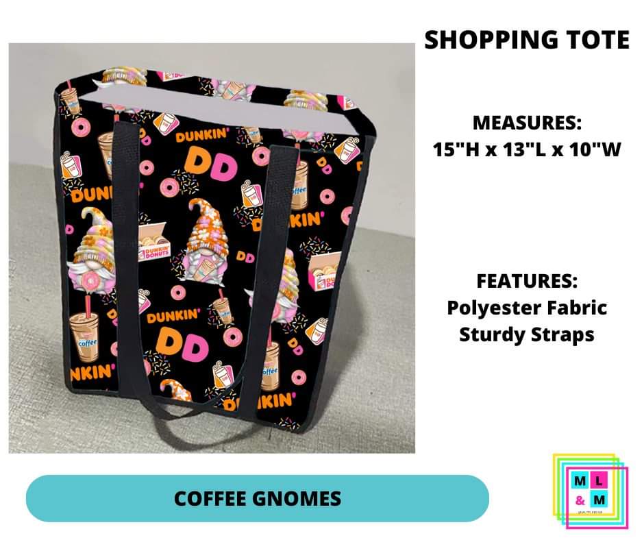 Coffee Gnomes Shopping Tote