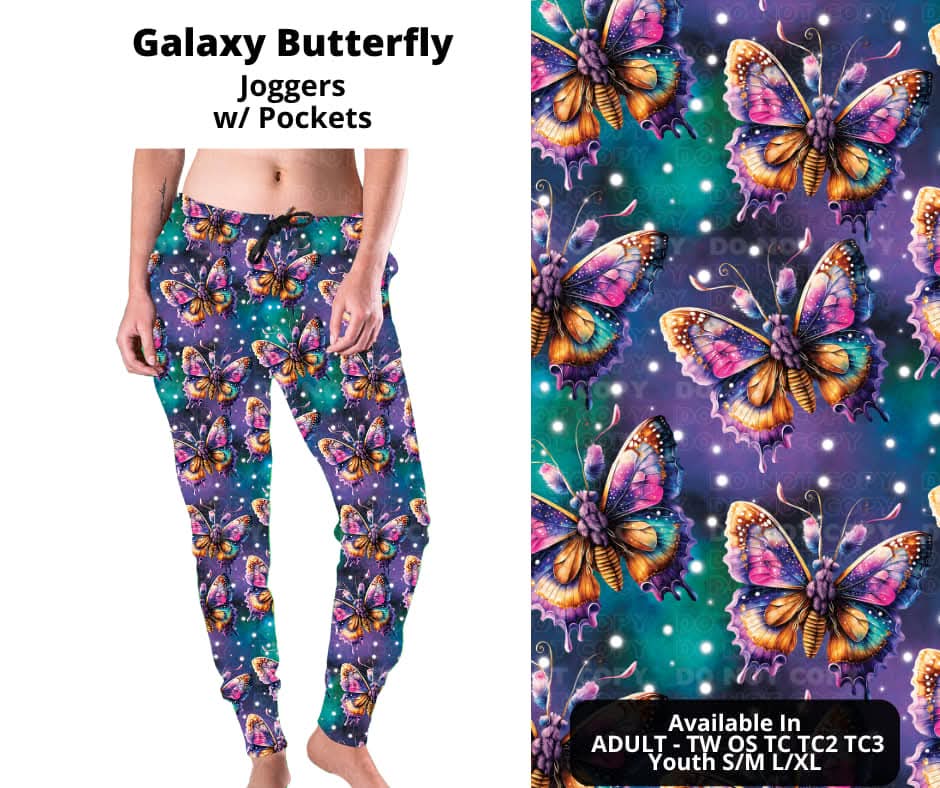 Galaxy Butterfly Joggers