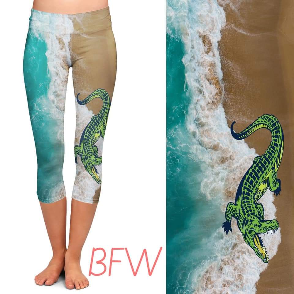 Chomp leggings and Capris with pockets