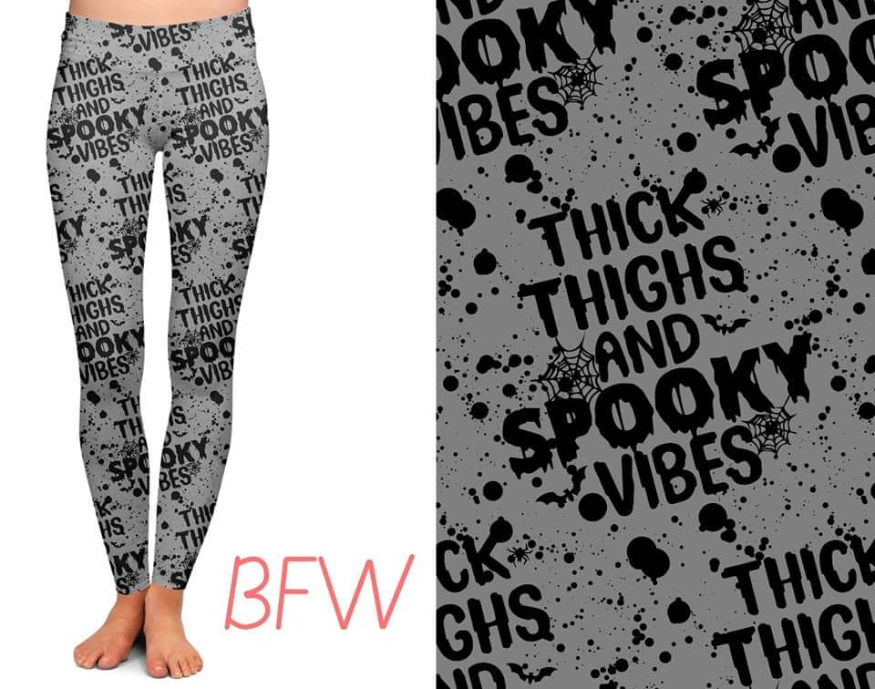 Spooky Thighs Capris with pockets