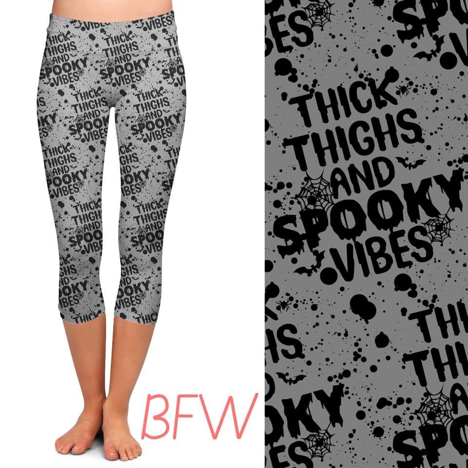 Spooky Thighs Capris with pockets