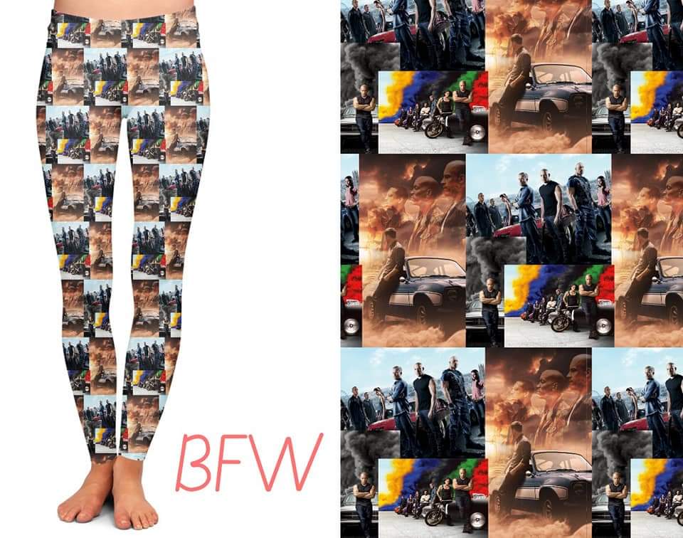 Fast and Furious (1-7) Leggings with pockets