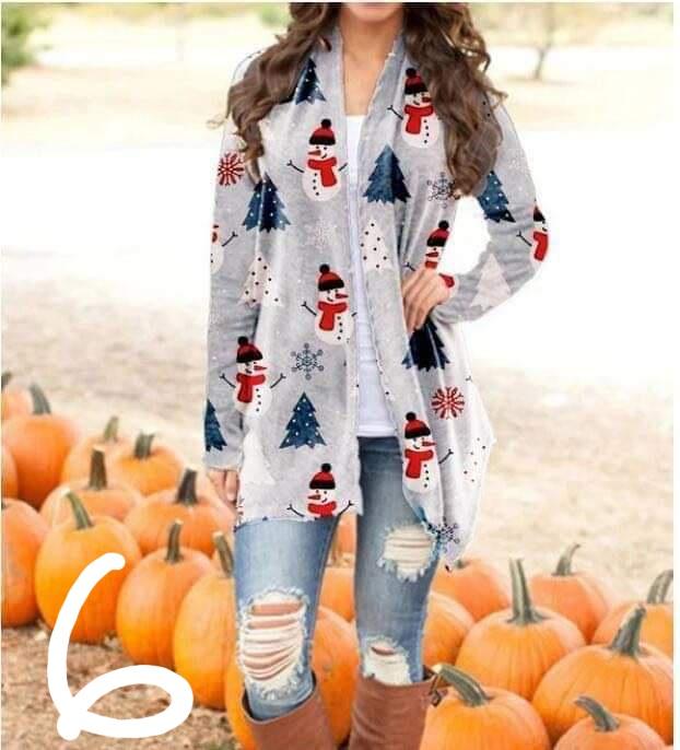 Lightweight holiday cardigans