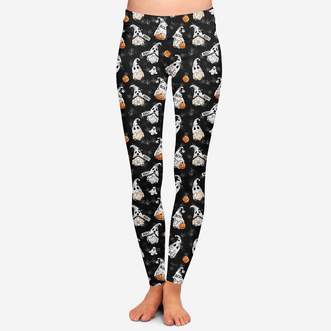 Boo! Gnomes leggings and capris no pockets.