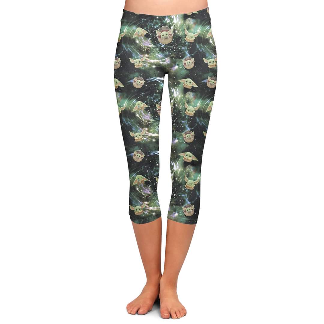 Space Baby capris no pockets