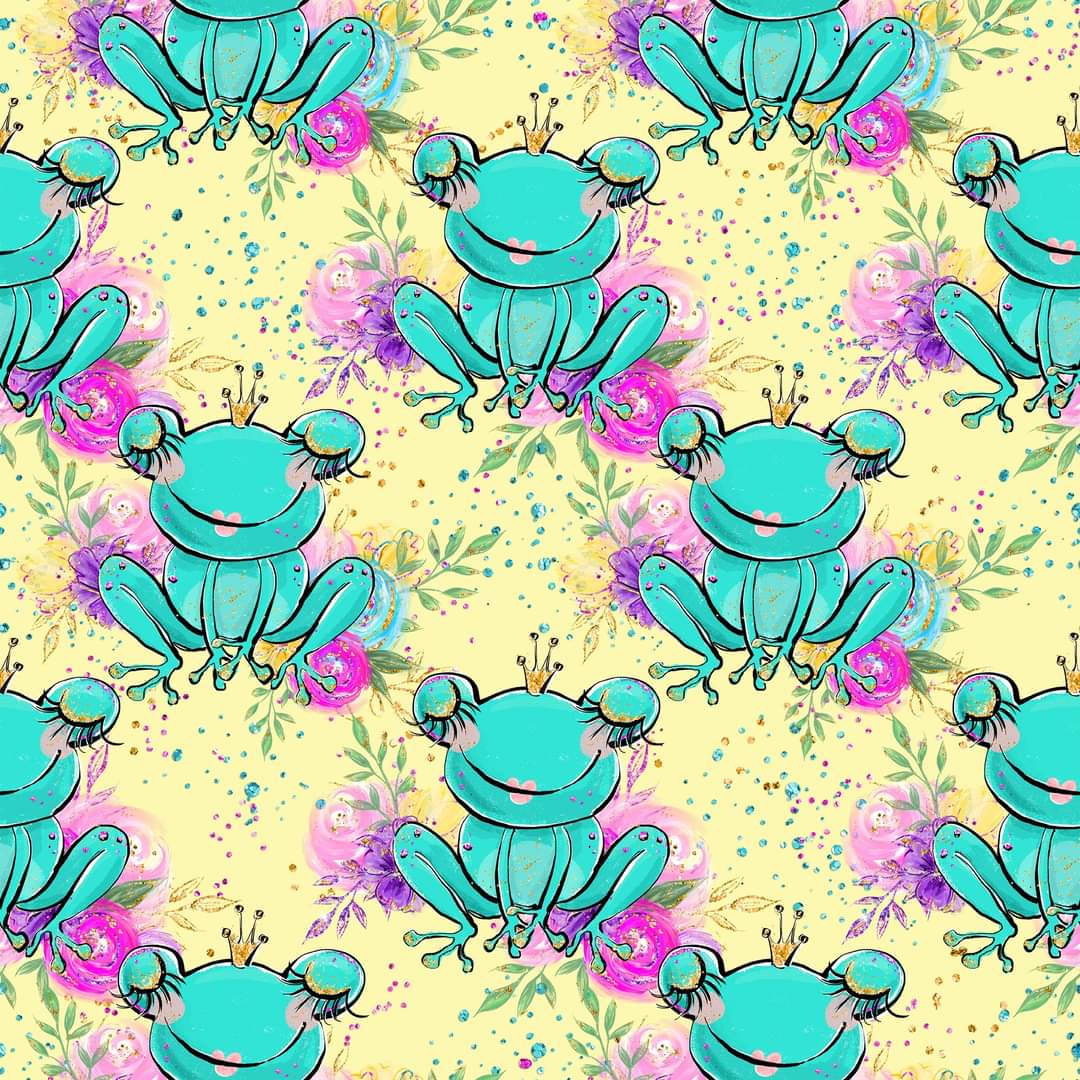 Spring Frog leggings and capri no pockets