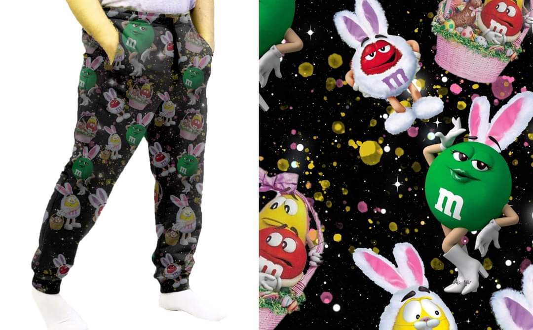 Sweet Easter leggings, capris, joggers and loungers with pockets