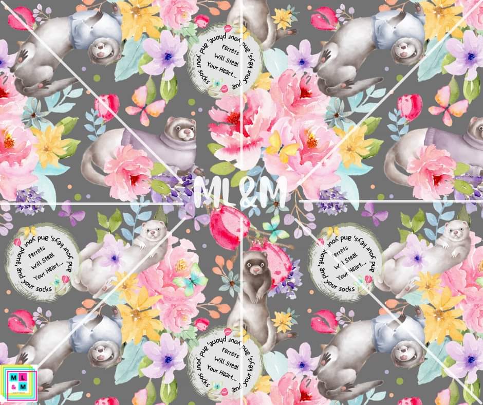 Ferret Floral Full Length w/ Pockets