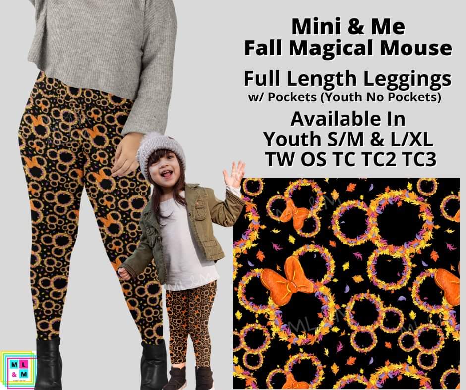 Fall Magical Mouse Full Length Adult & Youth