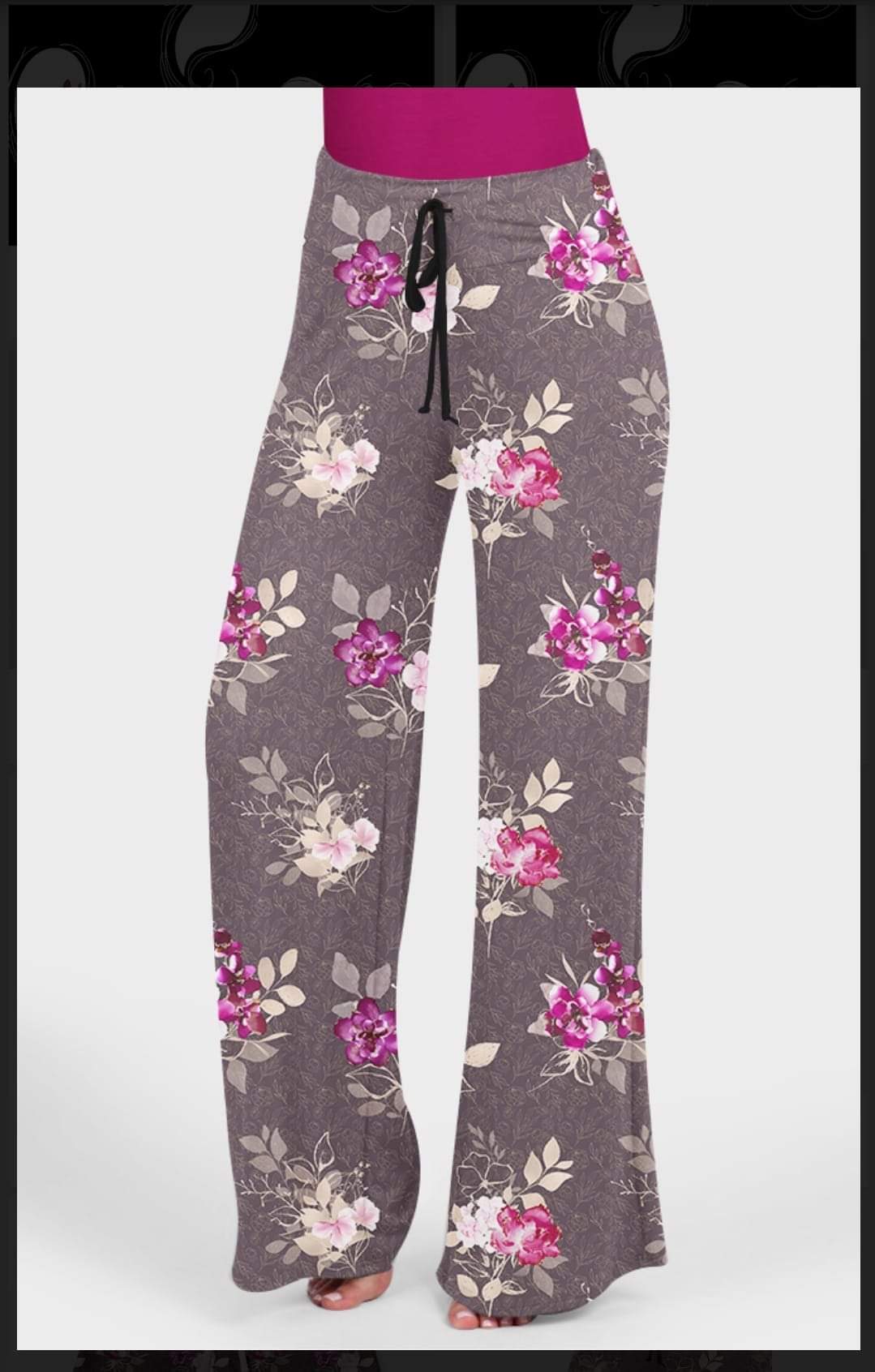 Fancy Floral full- and capri- length loungers