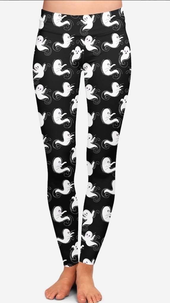 Ghostly Ghosts Lounge Pants with pockets