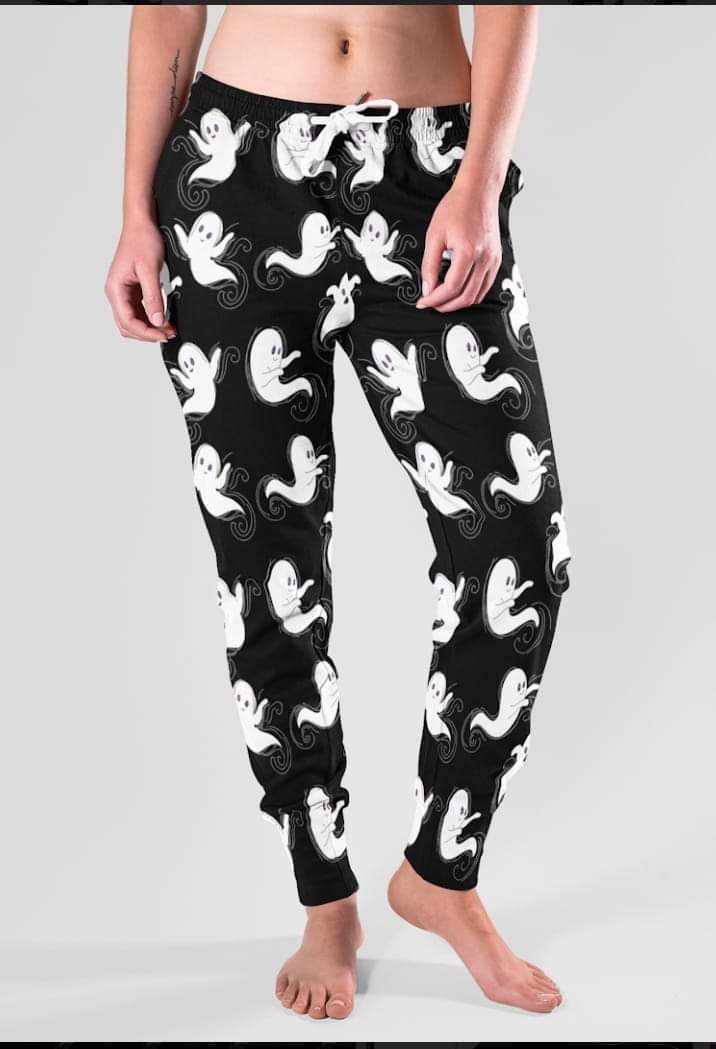 Ghostly Ghosts Lounge Pants with pockets