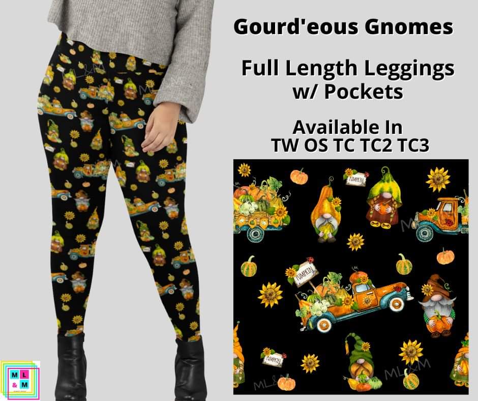 Gourd'eous Gnomes Full Length w/ Pockets