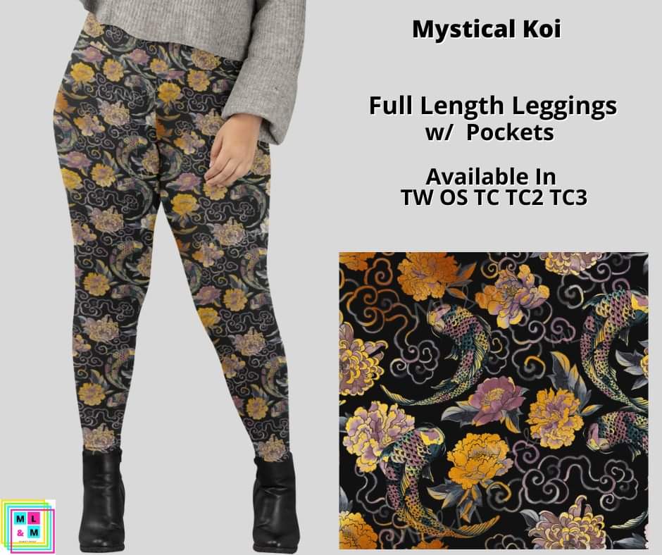 Mystical Koi Full Length w/ Pockets