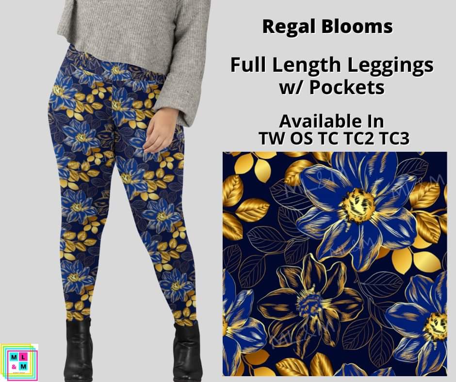 Regal Blooms Full Length w/ Pockets