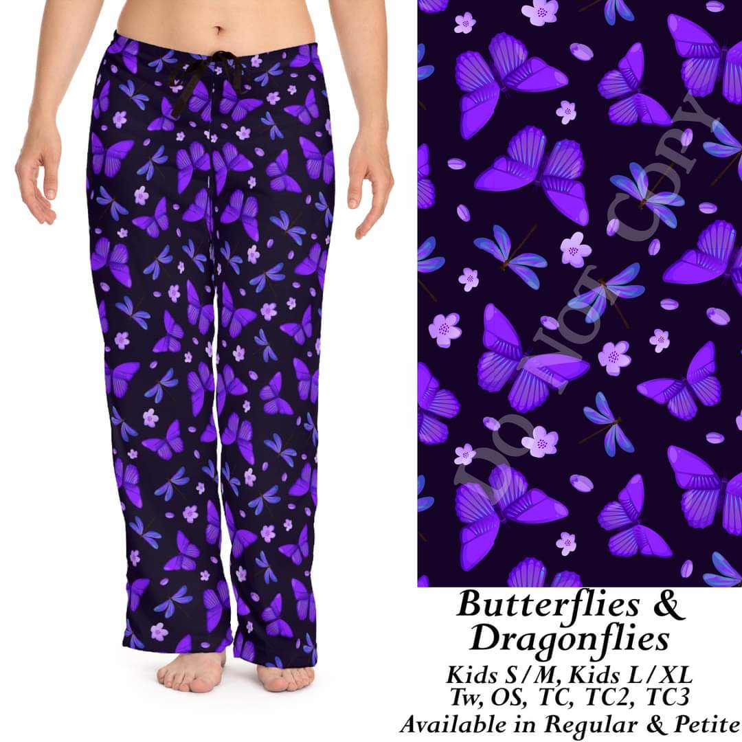 Butterflies & dragonflies joggers