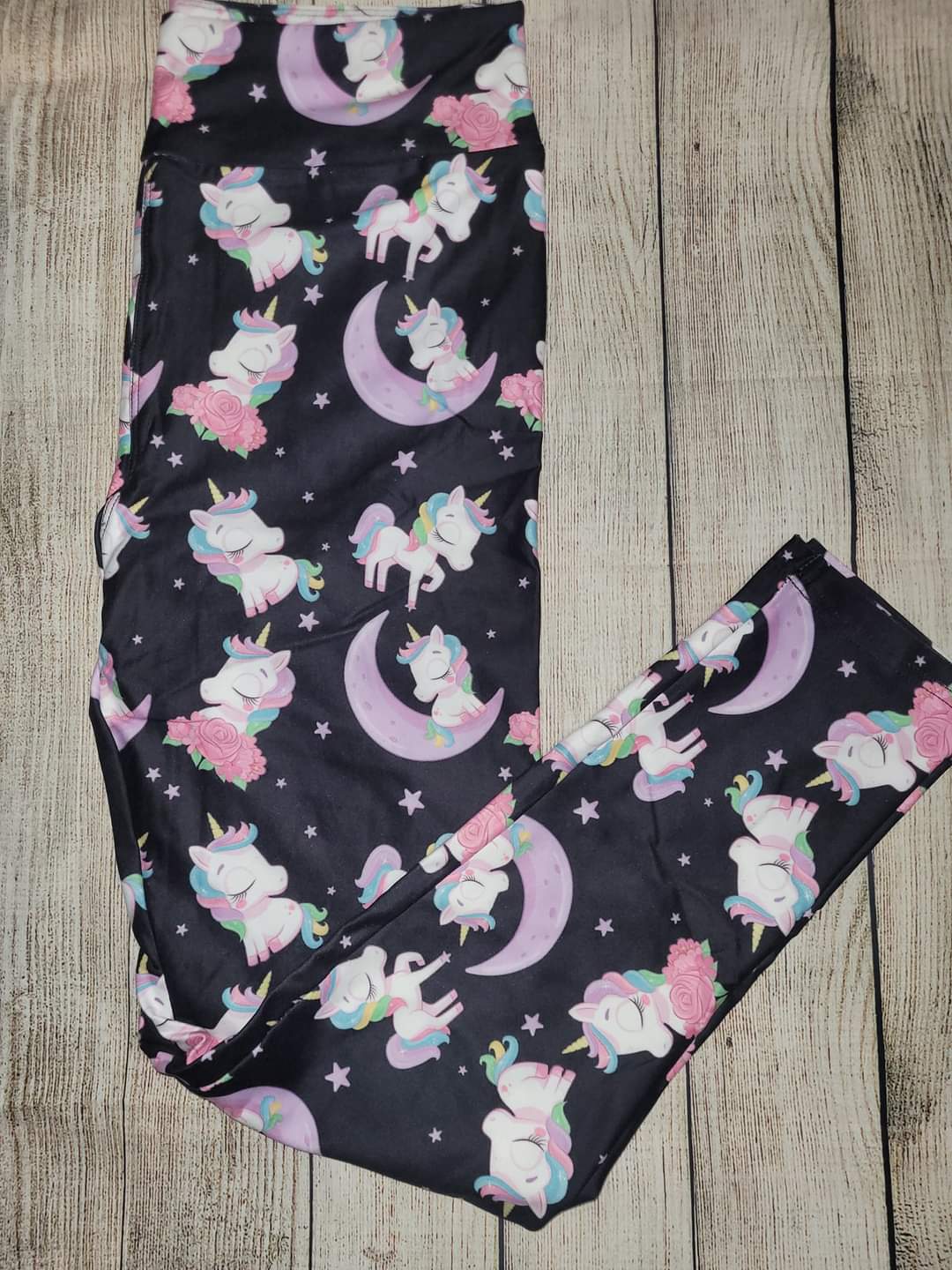 Unicorn Dreams leggings, capris, jogger shorts 4" & 7"
