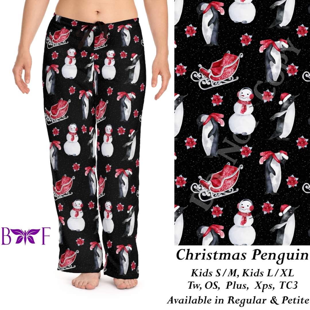 Christmas Penquin leggings