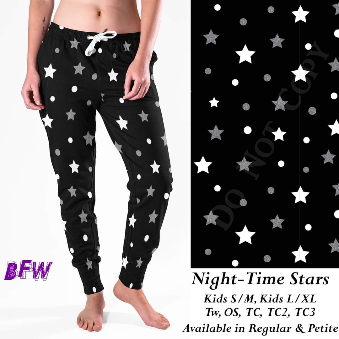 Night-time Stars leggings, Full length loungers and joggers