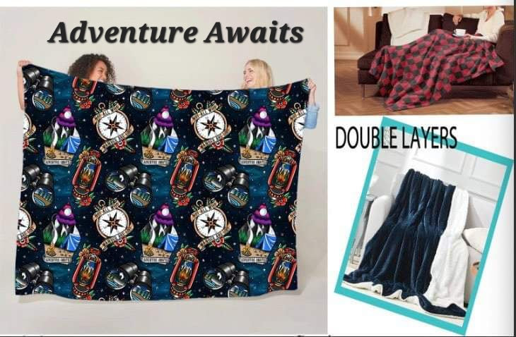 Adventure Awaits Blanket