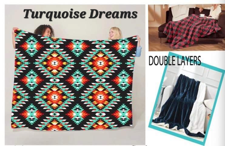 Turquoise Dreams Blanket