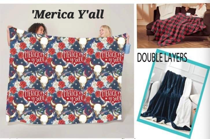 'Merica Y'all Blanket
