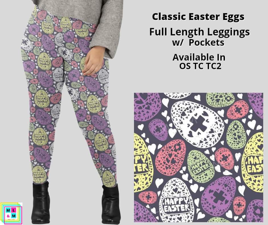 Classic Easter Eggs Full Length w/ Pockets
