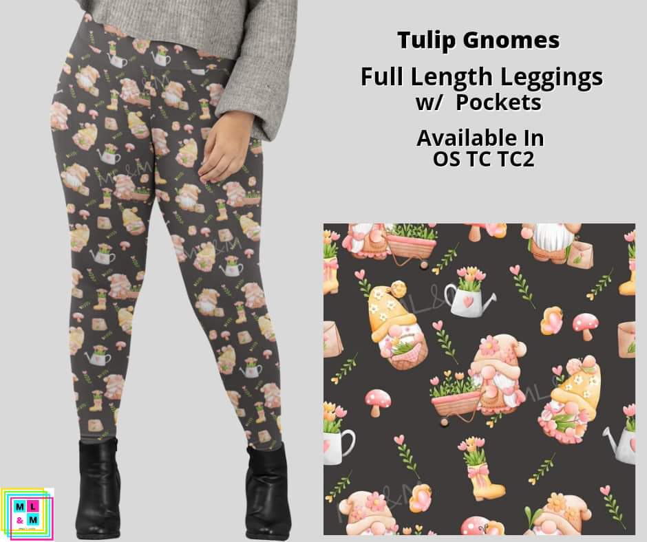 Tulip Gnomes Full Length w/ Pockets