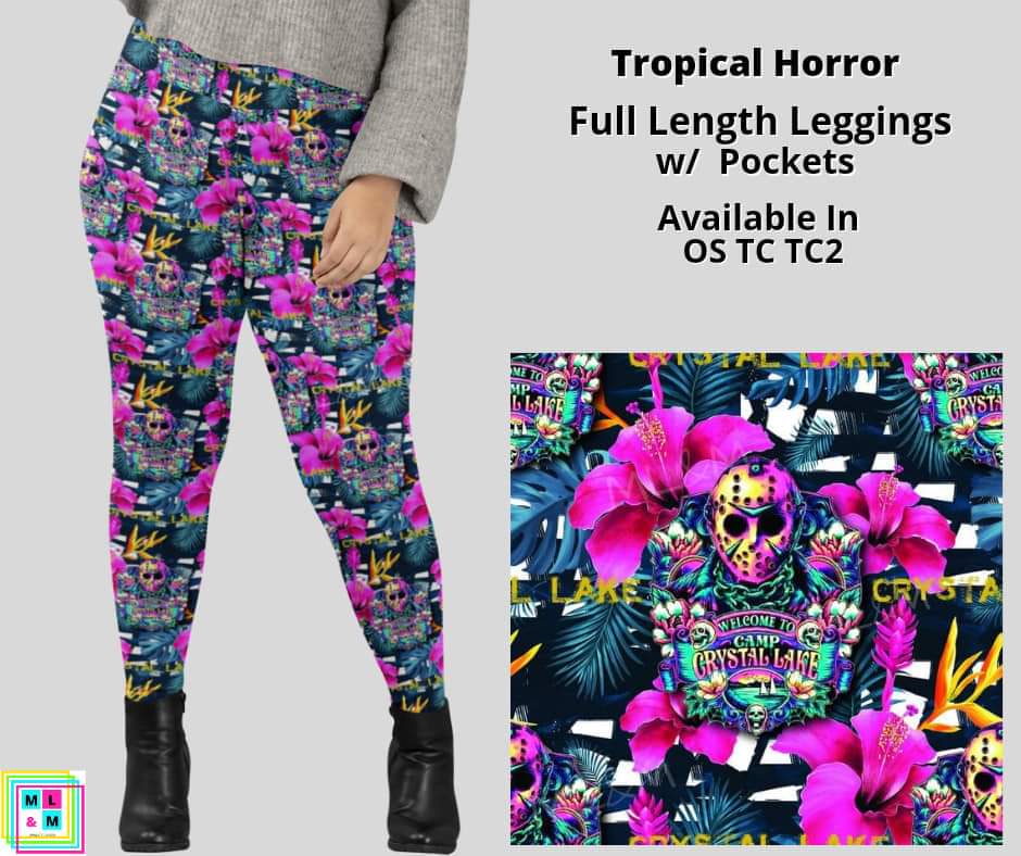 Tropical Horror Full Length w/ Pockets