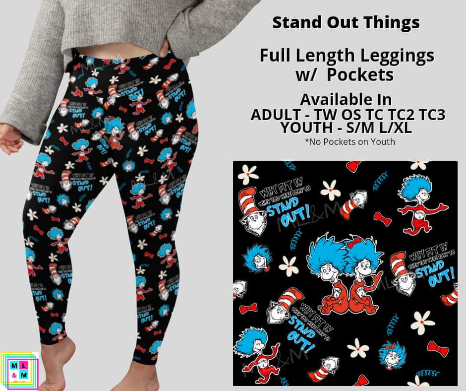 Stand Out Things Full Length Leggings w/ Pockets