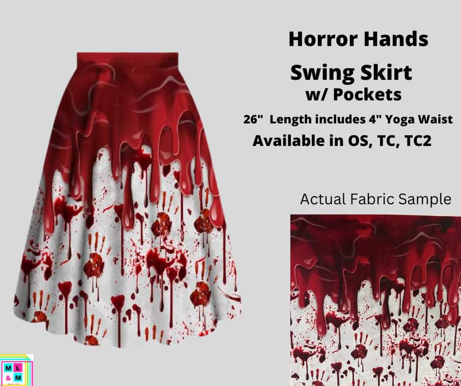 Horror Hands Skirt