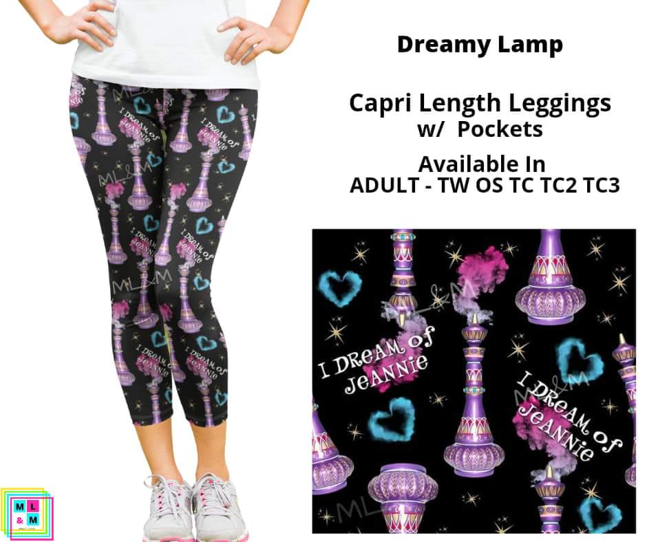 Dreamy Lamp Capri Length w/ Pockets