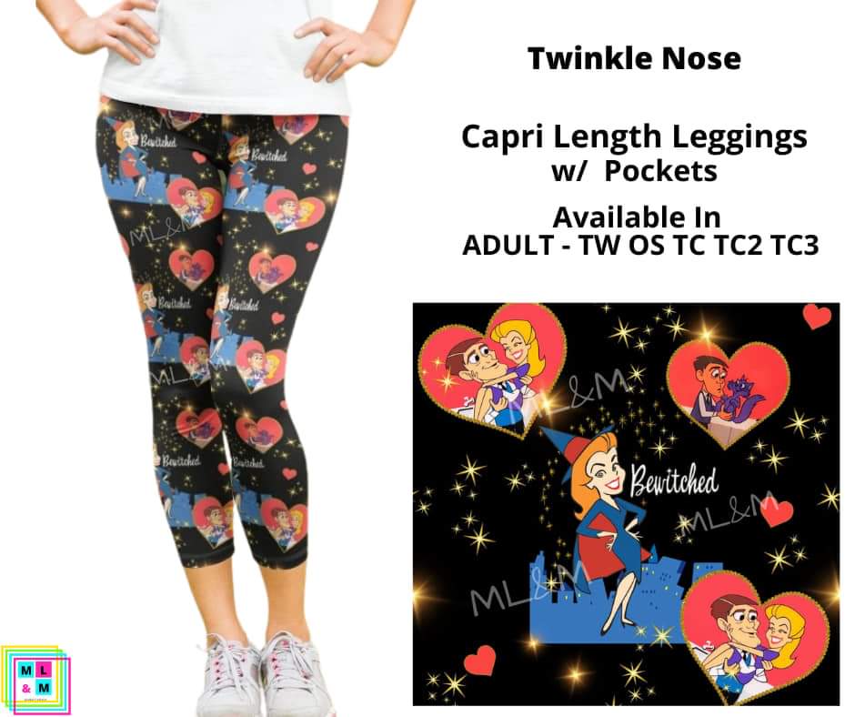 Twinkle Nose Capri Length w/ Pockets