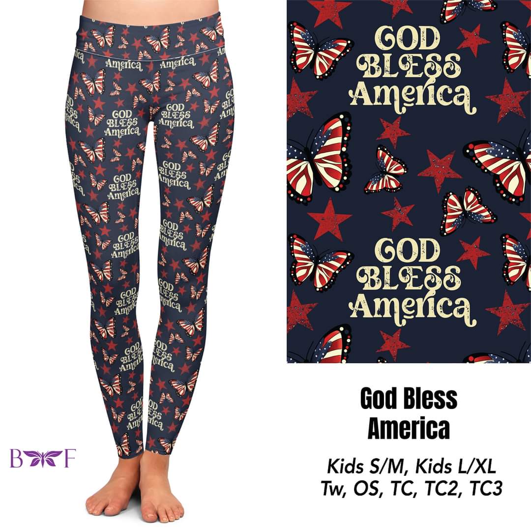 God Bless America Capris