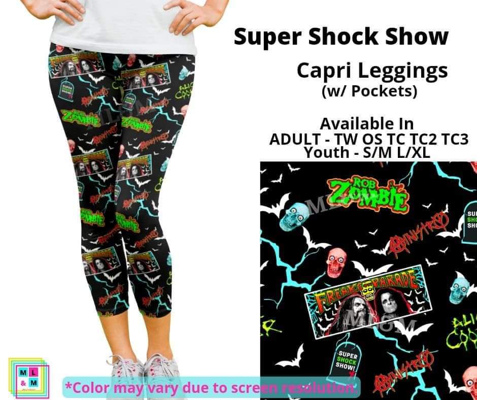 Super Shock Show Capri Length w/ Pockets