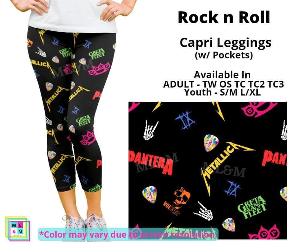 Rock n Roll Capri Length w/ Pockets