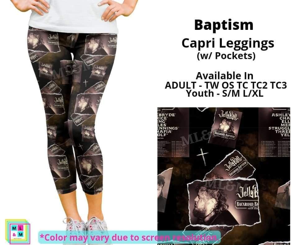 Baptism Capri Length w/ Pockets