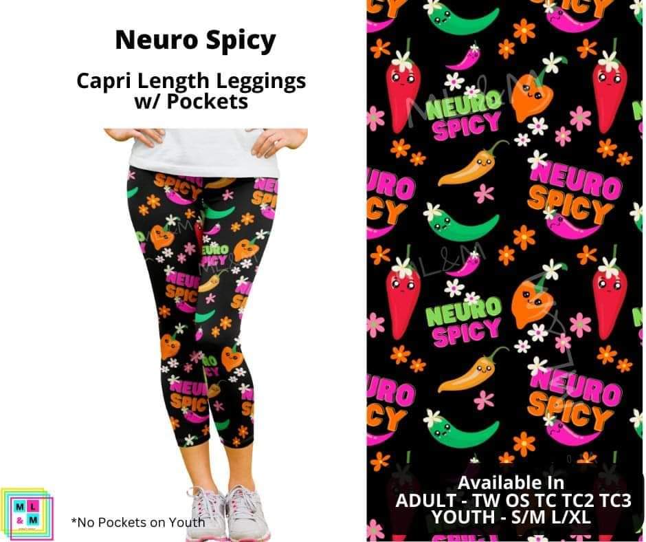 Neuro Spicy Capri Length w/ Pockets