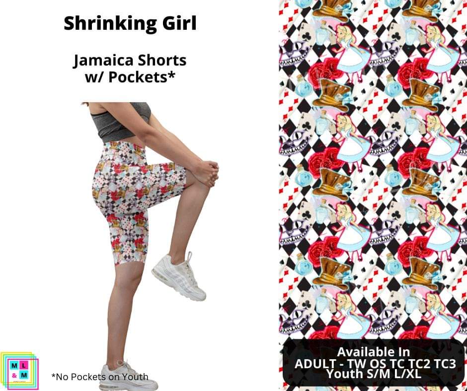 Shrinking Girl 10" Jamaica Shorts