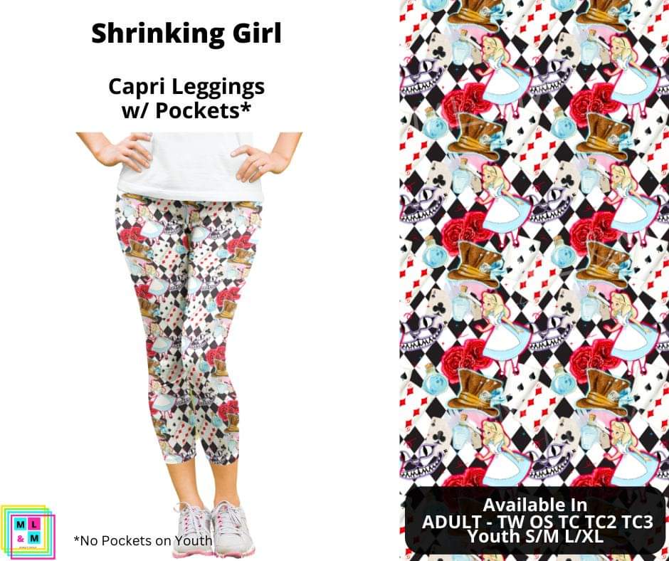 Shrinking Girl Capri Length w/ Pockets