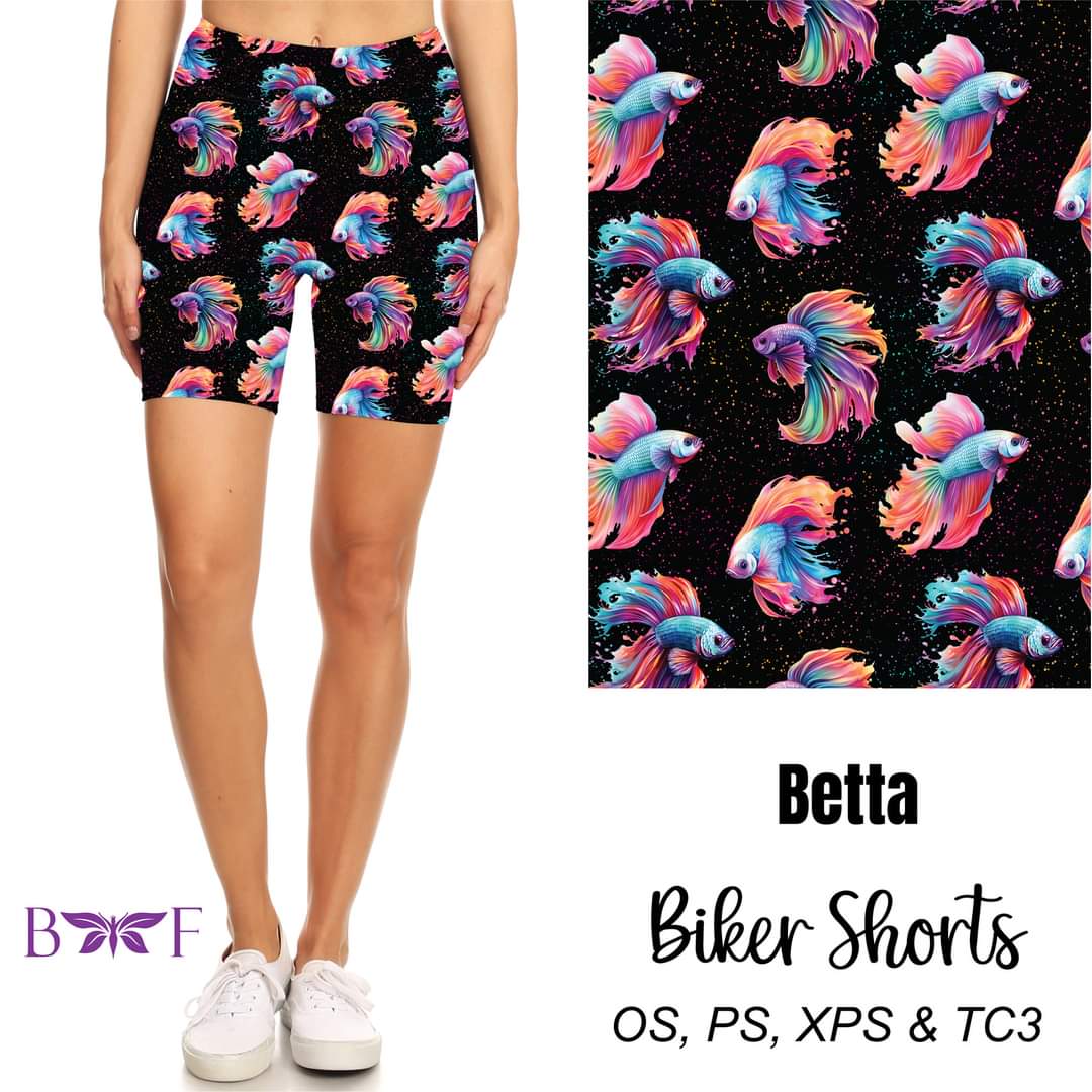 Betta biker shorts with pockets