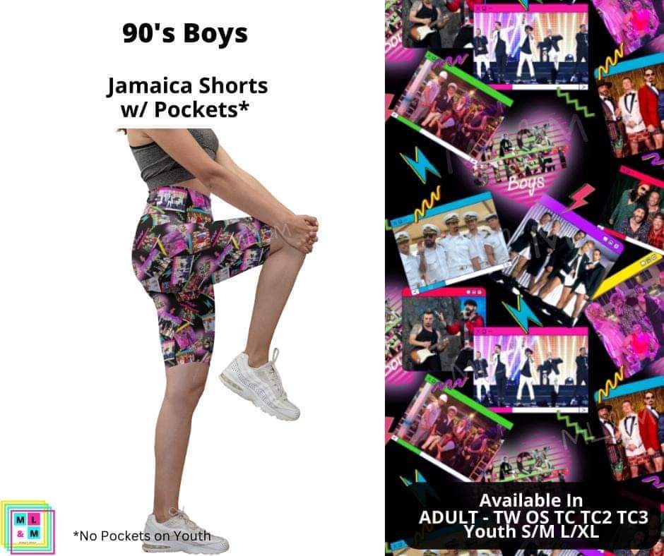 90s Boys 10" Jamaica Shorts