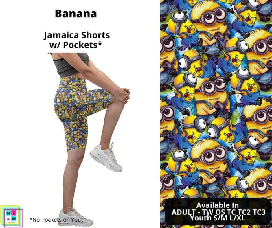Banana 10" Jamaica Shorts