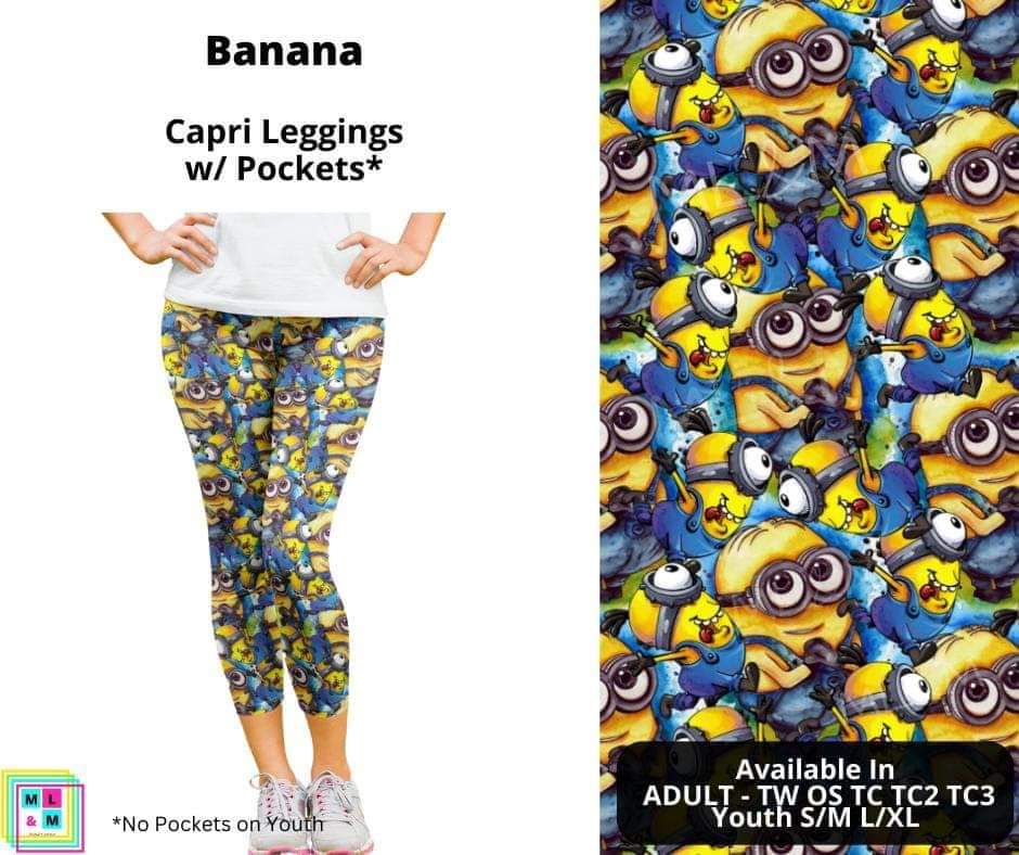 Banana Capri Length w/ Pockets