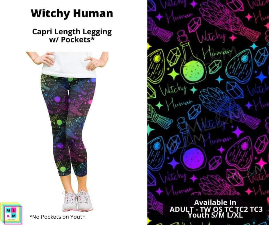 Witchy Human Capri Length w/ Pockets