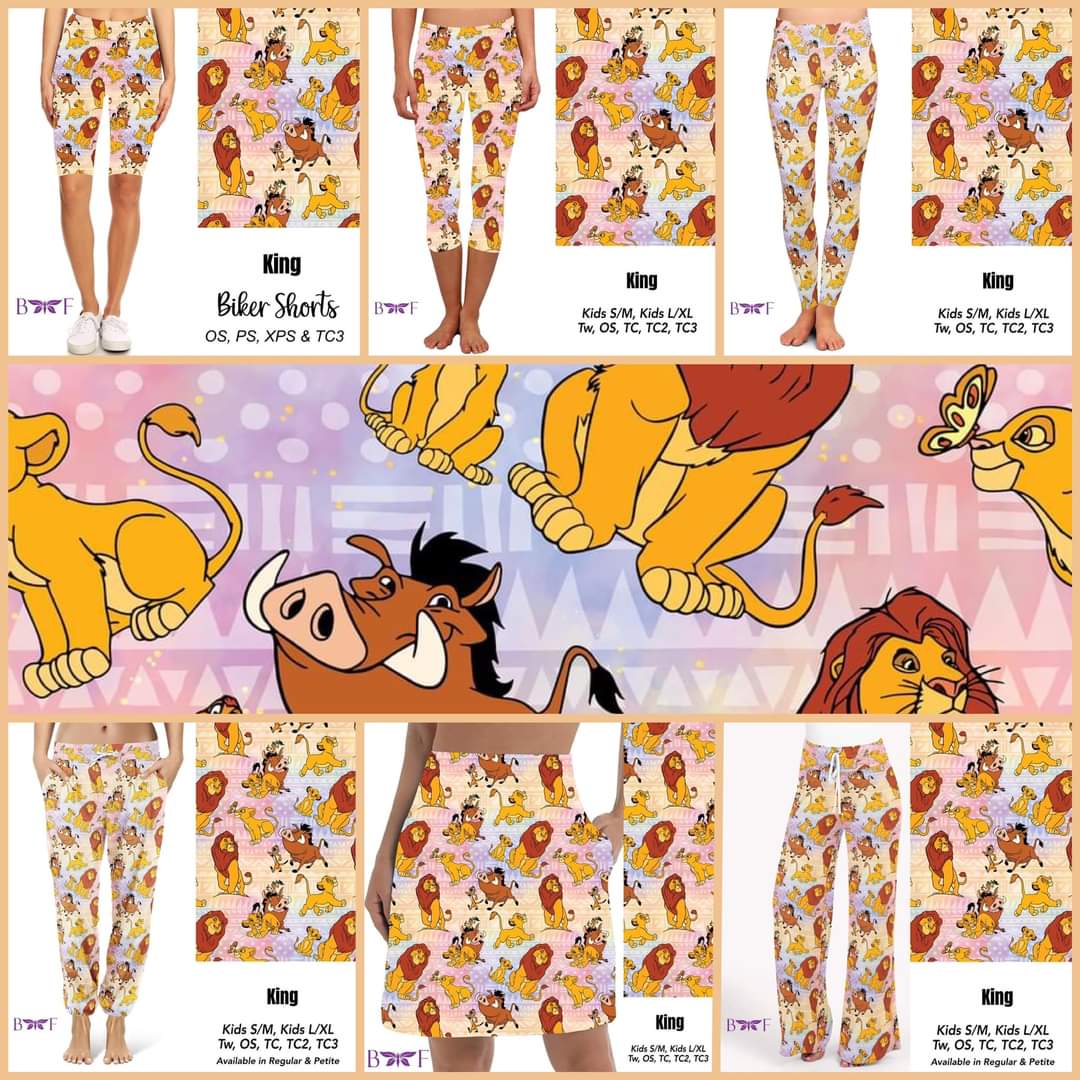 King leggings, skort and joggers with pockets