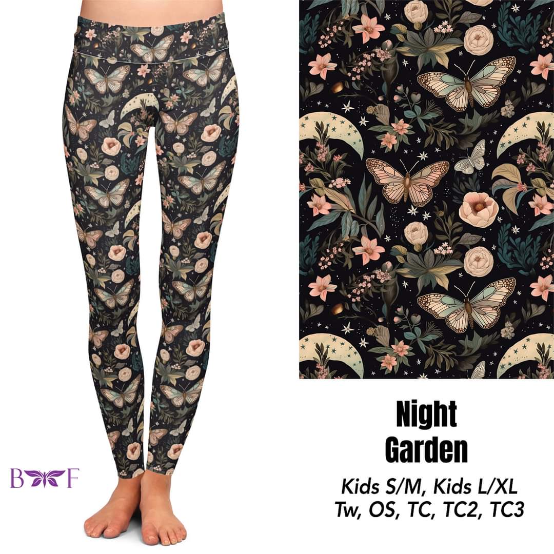 Night Garden Leggings