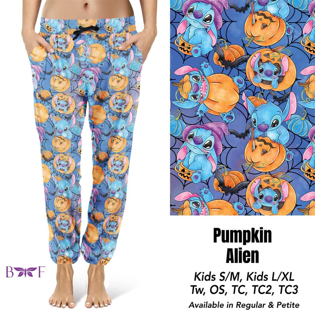 Pumpkin Alien Leggings with pockets