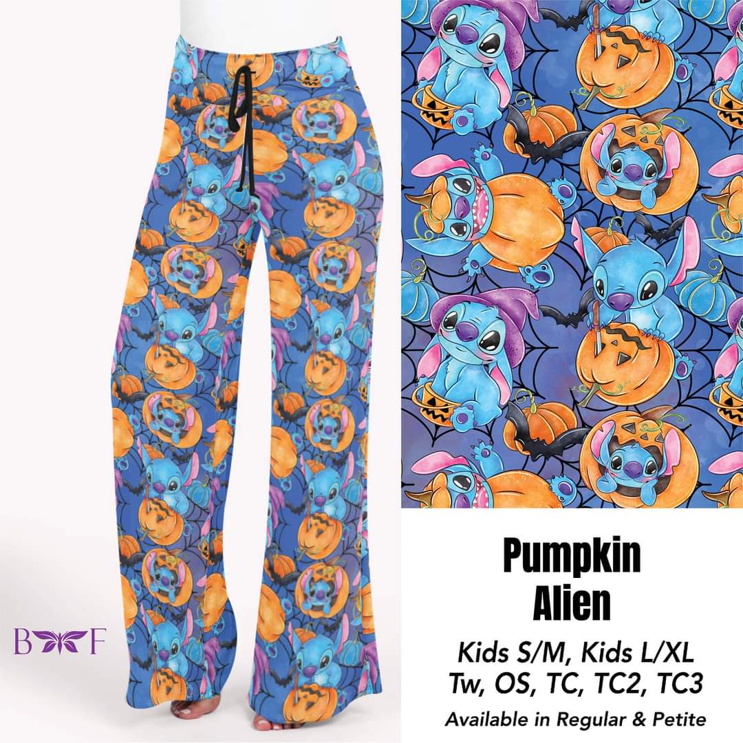 Pumpkin Alien Leggings with pockets